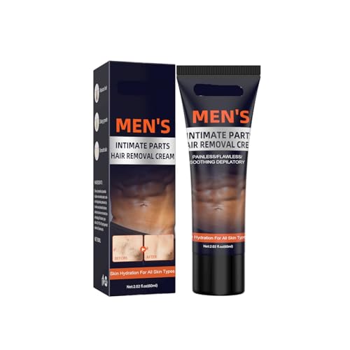 KLYso Crema Depilatoria For Hombres: Suave Y No Irritante, For Pecho, Axilas, Piernas Y Cuerpo Entero. Deja La Piel Suave.(1PCS)