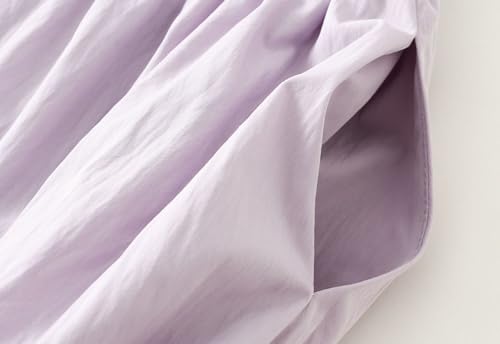 Womens Irregular A-Line Skirts Casual Pleated Midi Skirt Elastic High Waist Skirts Loose Fit for Prom Party Club 20254