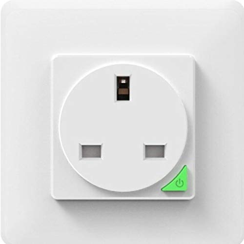 Tuya WiFi Smart Wall Socket UK Plug 220V 16A Electrical Outlets Smart Home Smartlife Alexa Google Home (One Uk Socket)