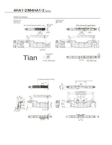 Électrovanne 4JA219-06-E2-3 pour stopper les pertes de pression pneumatique - 5