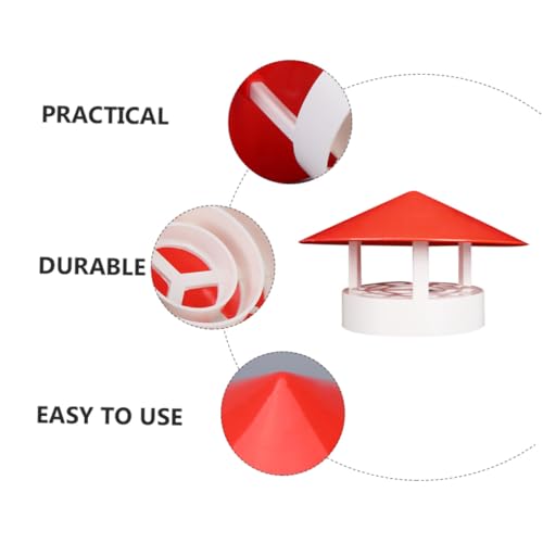 Protector para Chimenea de PVC contra Aves y Atascos en el Tejado 4