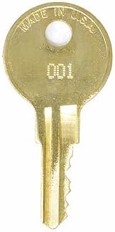 File Cabinet, Desk or Cubicle Replacement Key for CompX National 063 ...