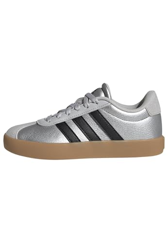 adidas Unisex Kinder Vl Court 3.0 Shoes Kids Schuhe, Silver Met...