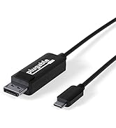 Amazon.co.jp: Plugable USB-C - DisplayPort 変換ケーブル 1.8m（4K