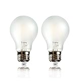ETOPLIGHTING 2-Pack Edison 8W LED Light Bulb A19 E26 Base Daylight White 5700 Kelvin Temperature 20,000 Life Hours, APL1980