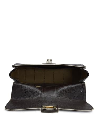 Image of Da Milano Women's Leather Shoulder Bag - Brown
