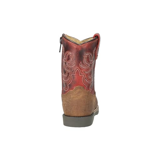 Image of Smoky Mountain Boots Toddlers' Autry Square Toe Leather Western Cowboy Boots