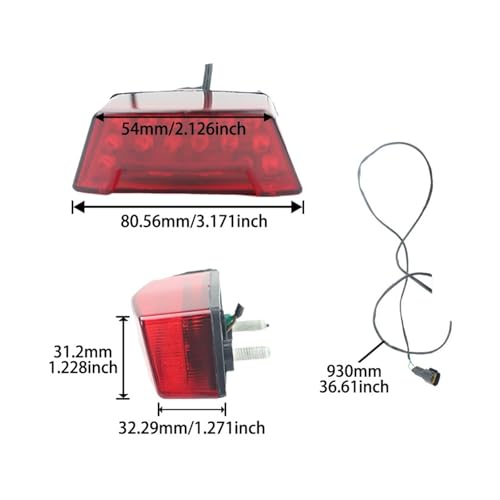 Lámpara traseras para circuitos oscuros de Talaria Sting MX4 7