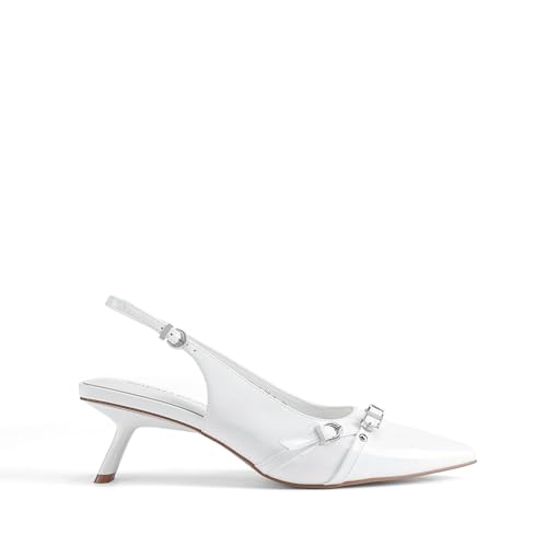 DREAM PAIRS Women's Low Kitten Heels Slingback Closed Pointed Toe Comfortable Dressy Pumps Wedding Party Casual Elegant Dress Shoes2