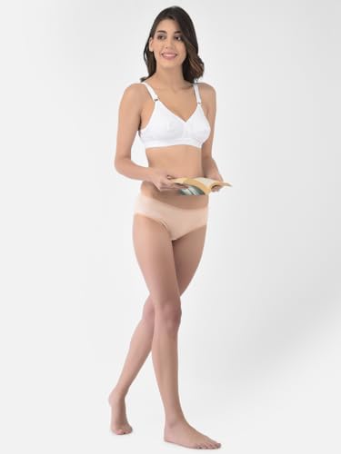 Image of Softline Women's 100% Cotton Wire-Free Non-Padded B-Cup Bra Combo | Full Coverage, Breathable & Skin-Friendly for All-Day Comfort | Supportive Fit for Daily & Casual Wear | Pack of 2