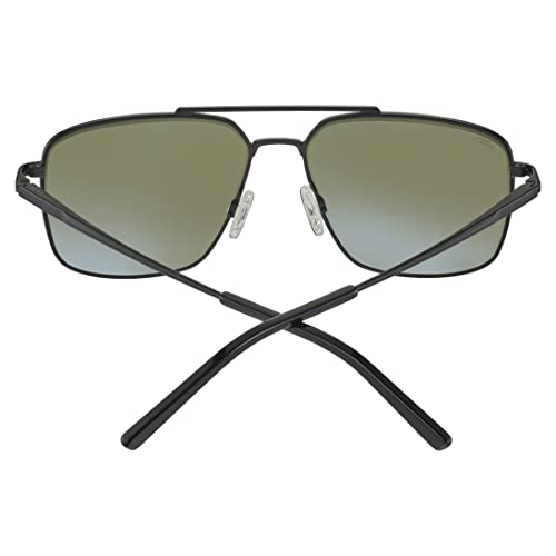 Serengetti Rectangular Aitkin Matte Black-Saturn Polarized 555nm, Multi, One Size2