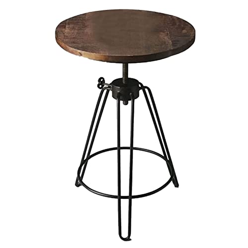 Art en fer antique et table à thé classique YangRy avec chaises en bois massif