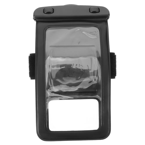 ERINGOGO Waterproof Phone Case Pouch Cellphone Dry Bag for Beach Pool Fishing Lightweight Easy to Carry Protect Your Device Black