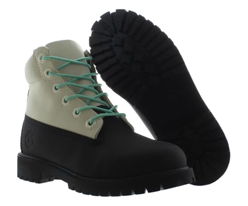 Timberland Premium Lace Up Boot Mens Shoes Size 6, Color: Core Black/Beige/Black