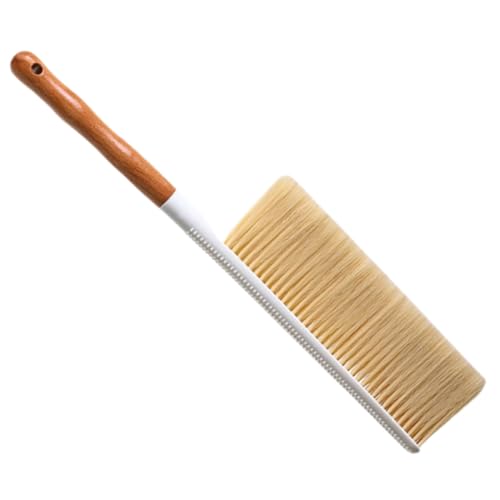 Cabilock Cepillo De Mano Para Polvo Con Cerdas Suaves Escoba Portátil Para Limpieza De Tapicerías Alfombras Sofás y Colchones Herramienta Práctica Para Hogar