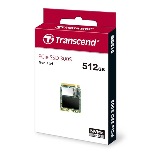 Transcend MTE300S 512GB M.2 2230 NVMe PCIe Gen3 x4 SSD, Read/Write up to 2,000/1,100 mb/s with 3D NAND Flash TS512GMTE300S - Image 4