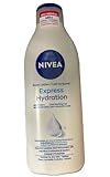 nivea express hydration body lotion 400ml price Esta loción corporal ofrece un cuidado integral: 48 horas de hidratación intensa. Se absorbe rápidamente
