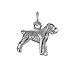 TheCharmWorks 925 Sterlingsilber Boxer Hund Charm Anhänger