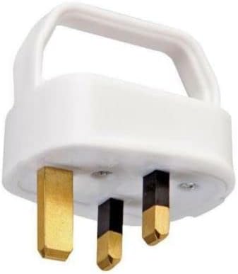 iSeventy9 Easy Pull Mains Plug Top 13A White Fused with a handle - arthritis / disability / weak grip / elderly
