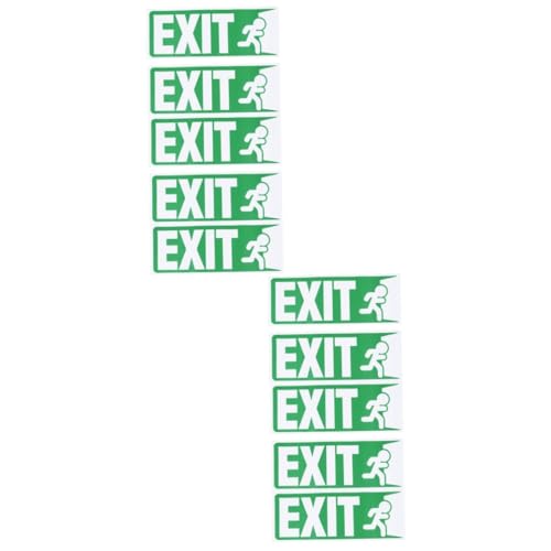 Autocollants de signalisation Exit Hemobllo adhésifs pour bureau