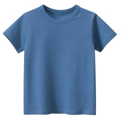 4-Pack Toddler Boys T-Shirts Solid Color Short Sleeve Tees Summer Crewneck Tops2