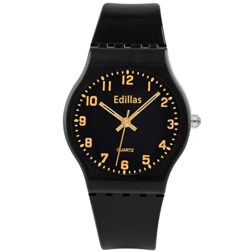 Image of Edillas Kids Teens Watch Analog Girls Boys, Waterproof Stylish Watch for Children,Students with Soft Silicone Strap for Kids Teens 4-16 Years Old