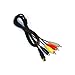 Replacement VMC-15FS VMC15FS AV A/V Audio Video RCA S-Video Cable Cord for Sony Handycam Camcorder Models (Compatible Models Listed Below)