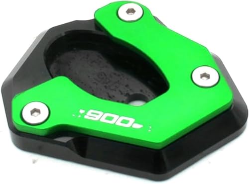 Plaque d'extension béquille de moto Z900 RS verte en alliage d'aluminium CNC