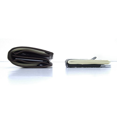 Storus Smart Money Clip + Card Holder Slim Minimalist Double-Sided Pocket Wallet For Men, Dads, Gift - Titanium Finish #TOP2