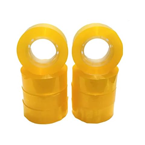 8 Rolls Sticky Tape Cellotape | 17mm x 33m | Sticky Tape | Ideal for Gift Wrap Christmas Birthday Home Office School Self Adhesive Sellotape Cover