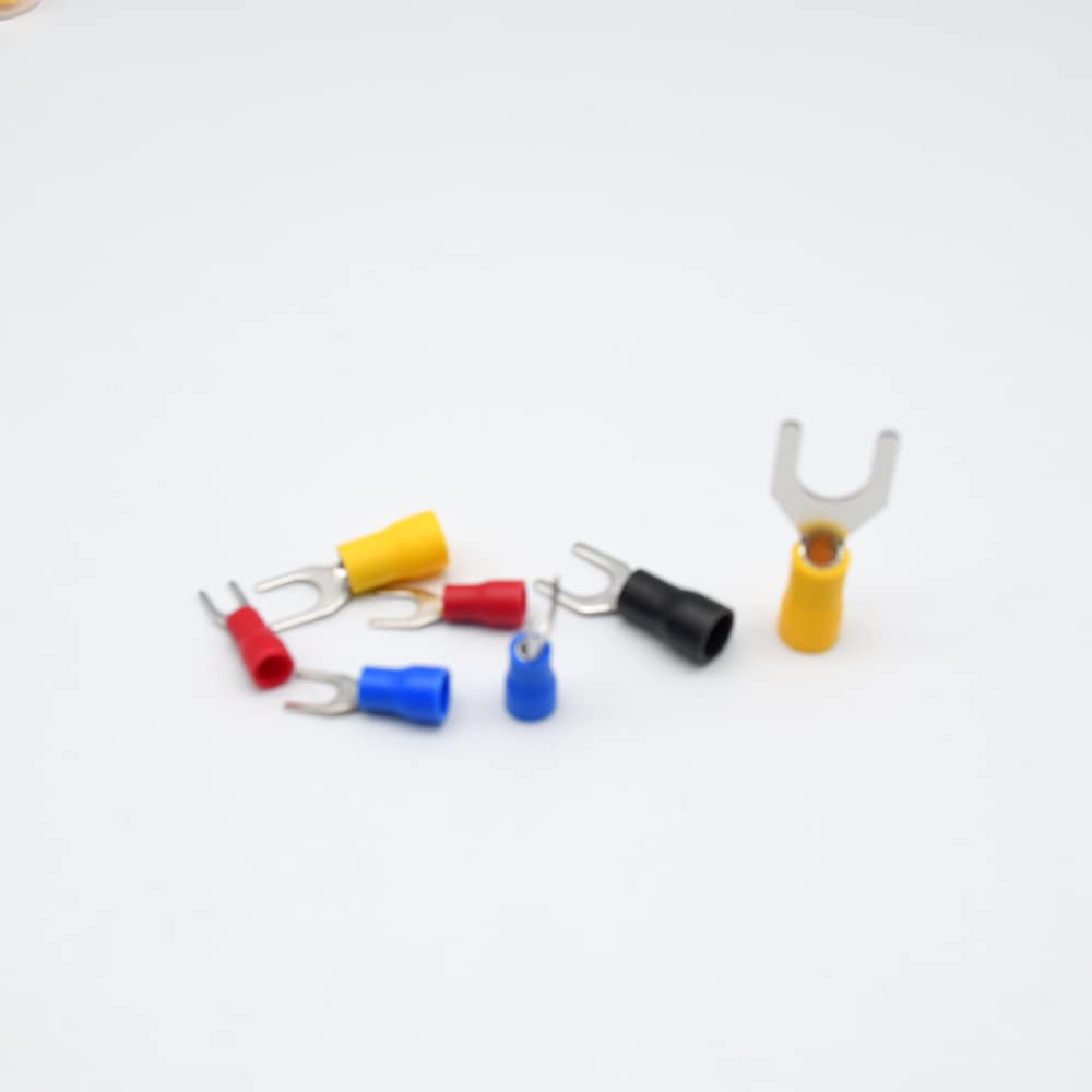 200PCS SV Terminal Set Copper Crimp Connector Insulated Cord SV End Wire terminals Connector Assortment Kit Cable Wire Conne
