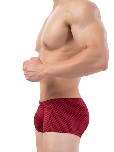 IKINGSKY Men's Bulge Boxer Briefs Stretch Shorts Underwear Sexy Sporty Trunk Under Panties for Men4