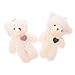 jojofuny 2Pcs Peluche Pendentif Keychian Pendentif Mignon Ours Peluches Porte- Clés Charme Main à Main Pendentif Poupée Poupée Poupée Poupée pour à Dos à Dos à Sacs à Dos à