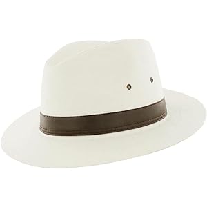 The Hat Company Mens Cotton Fedora A232