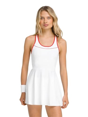 Robe de tennis une pièce pour femmes sans manches col rond dos nageur