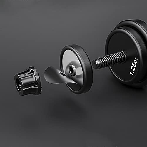 Dumbbells 20kg Dumbbells Pairs 3-44 lbs verstelbare haltergewicht barbell tillen met 2 connector voor thuis bodybuilding… - Afbeelding 3