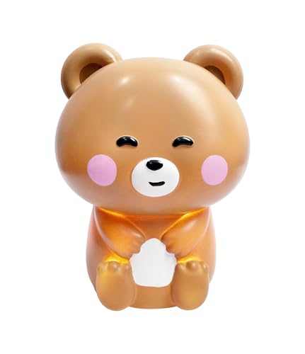 Cartomania Lampada sagomata in vinile feel at home, Orso, Per bambini, Ricarica USB, Pack personalizzato, Bambini e adulti, Idea regalo