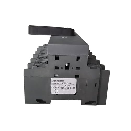 Interruptor de transferencia manual de corriente alterna RPOM-125E03C conmutador manual 5