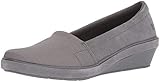 Padding on collar Grasshoppers Damen Wedge Suede Jagd (Chase), Keilabsatz, Wildleder, grau, 39.5 M EU