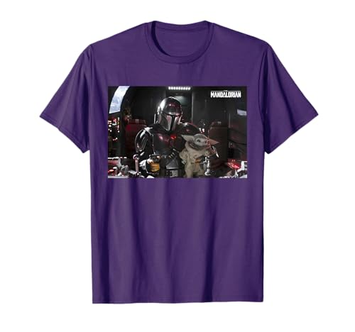Star Wars: The Mandalorian and The Child Pilot and Co-Pilot T-Shirt