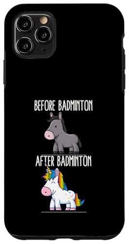 Before After Badminton ���j�R�[�� �o�h�~���g���v���[���[ �X�}�z�P�[�X iPhone 11 Pro Max �p