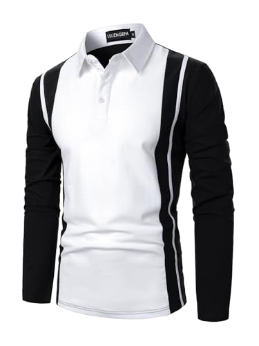 Polo en coton haut de gamme coupe ajustée avec col contrasté pour homme