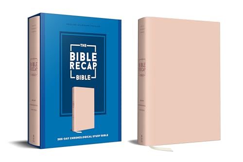 The Bible Recap 365-Day Chronological Study Bible: English Standard Version - Imitation Leather, Pink