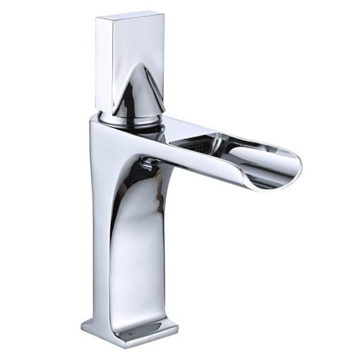Robinet d'eau d'évier à cascade en laiton avec température réglable - 2