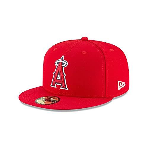New Era 59FIFTY Los Angeles Angels of Anaheim 2018 Authentic Collection On Field Game Cap 7 7/8