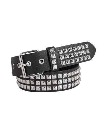 Verdusa Women's Studded Waist Belt Metal Punk Rock Rivet Belt