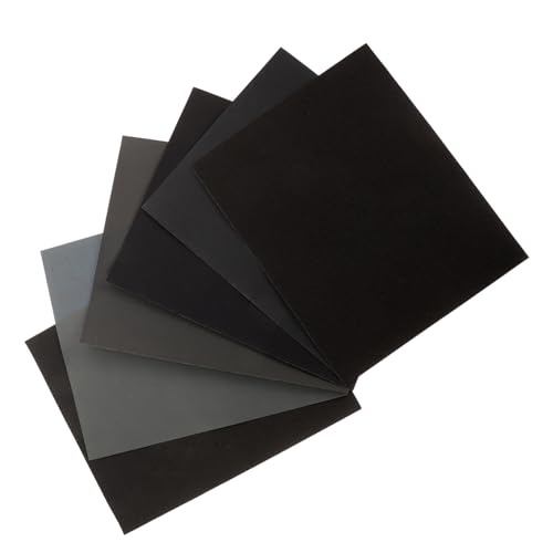 PRETYZOOM 1Set Automotive Headlight Restoration Kit Wet Dry Sandpaper Sheets Assorted Grit for Polishing and Refinishing Includes Sandpaper for Surfaces