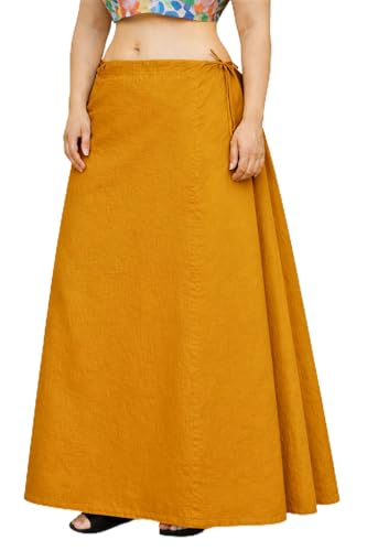 Image of CITIX Pure Cotton Petticoat for Woman Saree | Adujastable Drawstring Waist