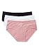 Warner's Women's Blissful Benefits No Muffin Top 3 Pack Lace Hipster Panties