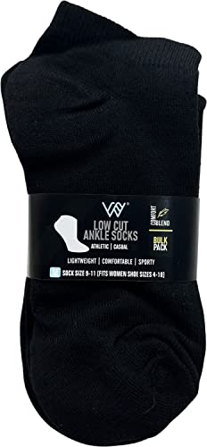 Winterlace 24 Pairs Ankle Socks for Women & Girls Bulk Pack, Fun Cute Low Cut No Show, Colorful Soft4